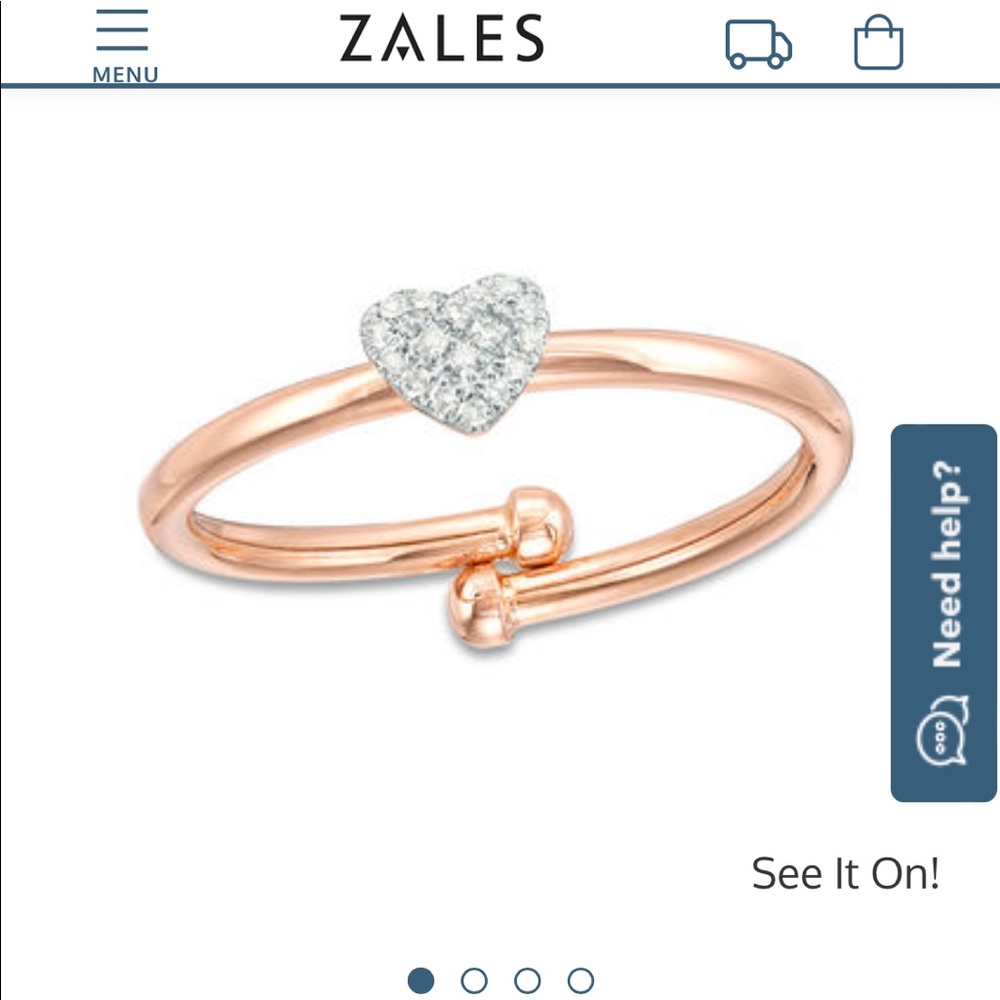 Zales promise ring